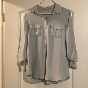 Light blue Loft long sleeve shirt